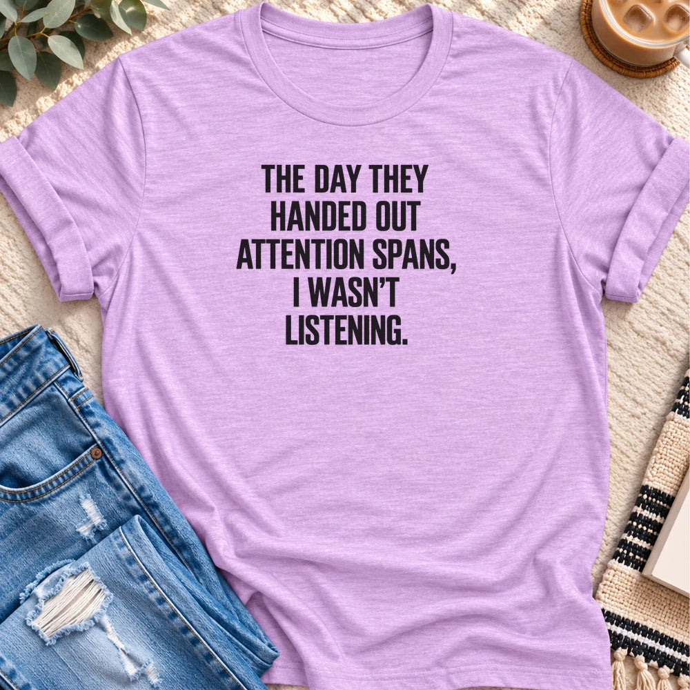 Already in the Snack Aisle T-shirt in Heather Prism Lilac - Quiet Chaos Co unisex mental health tee