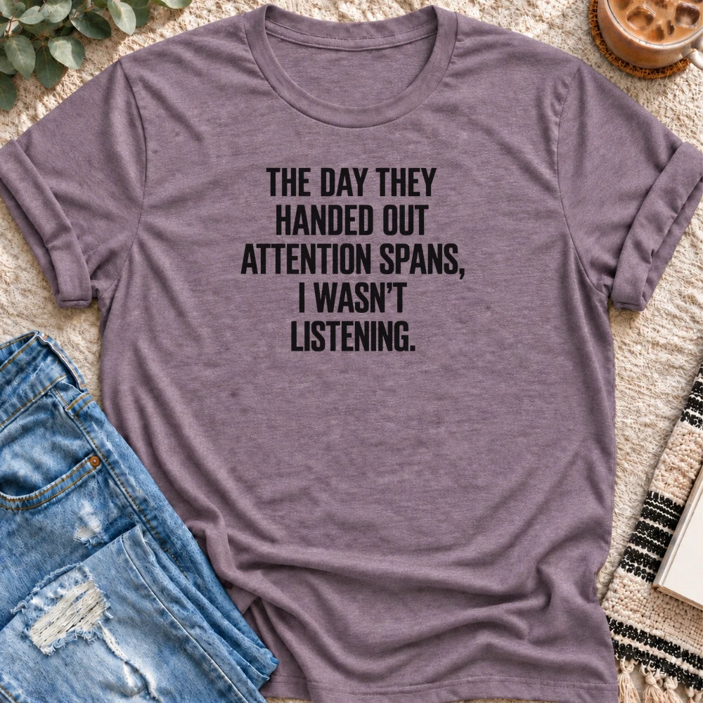 Already in the Snack Aisle T-shirt in Heather Purple - Quiet Chaos Co unisex mental health tee