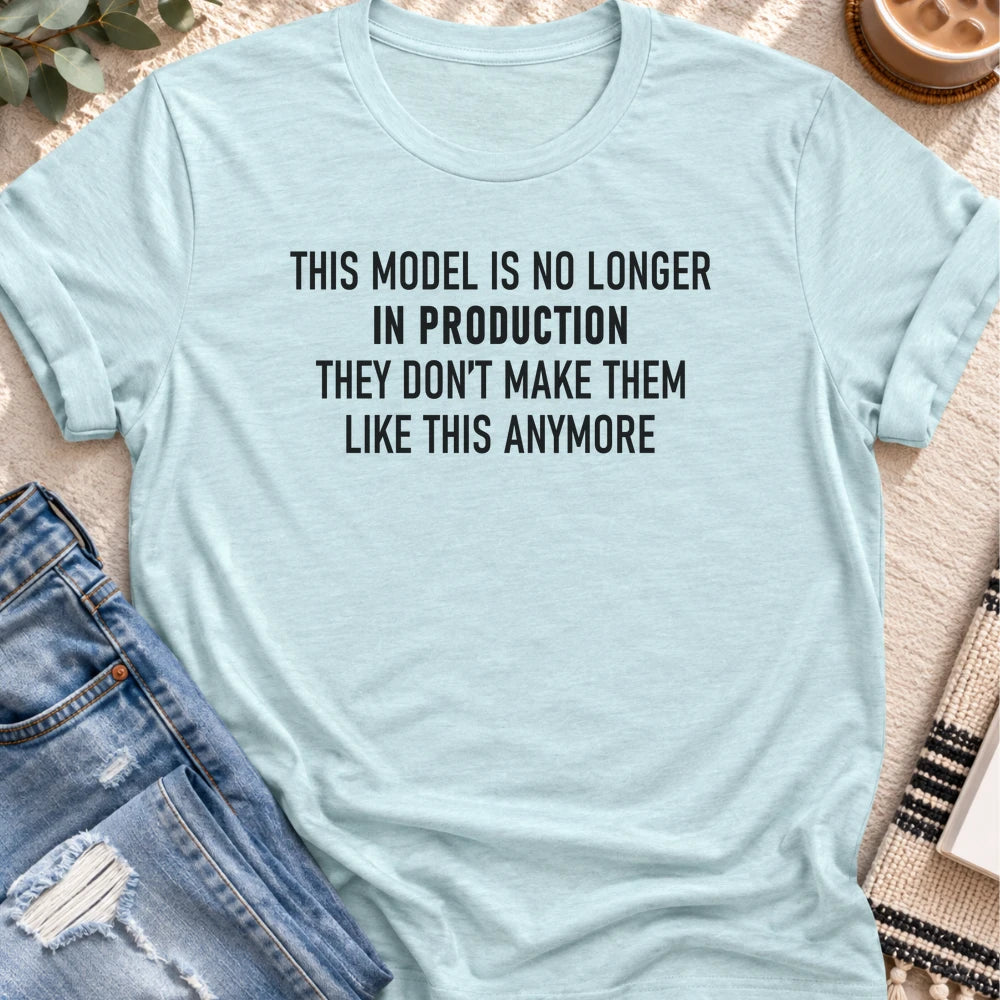 This Model Is No Longer in Production T-shirt in Heather Prism Ice Blue - Quiet Chaos Co unisex mental health tee